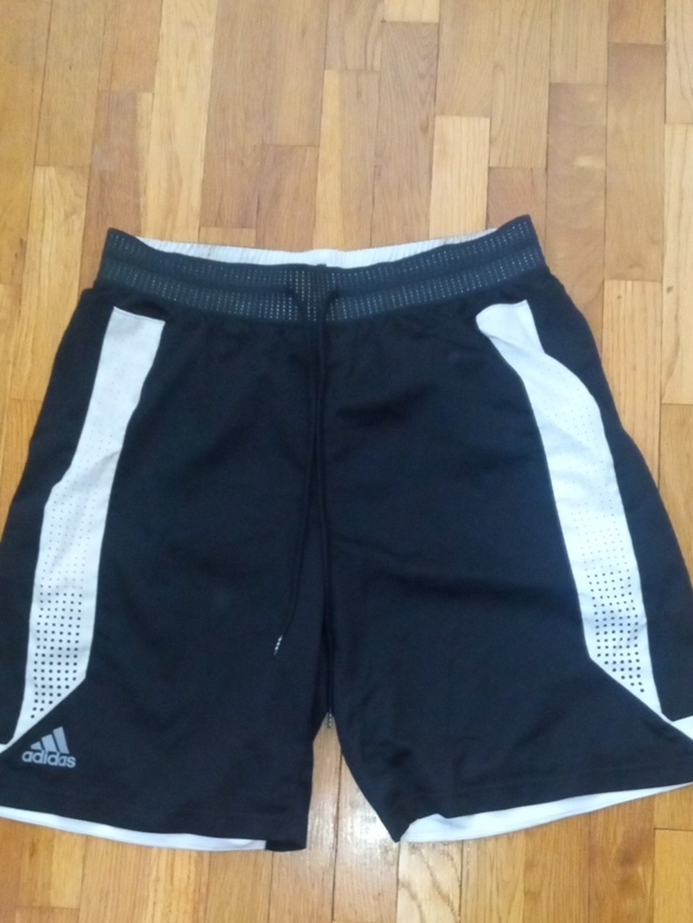 Men 2XL ADIDAS backetball shorts black white